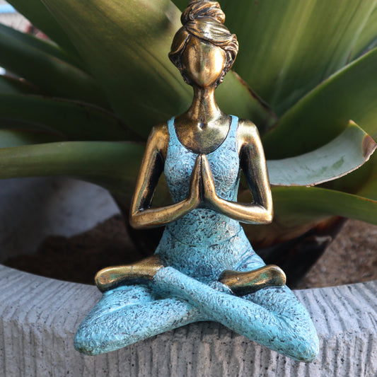 Yoga Lady Figure - 24cm home decor ornament