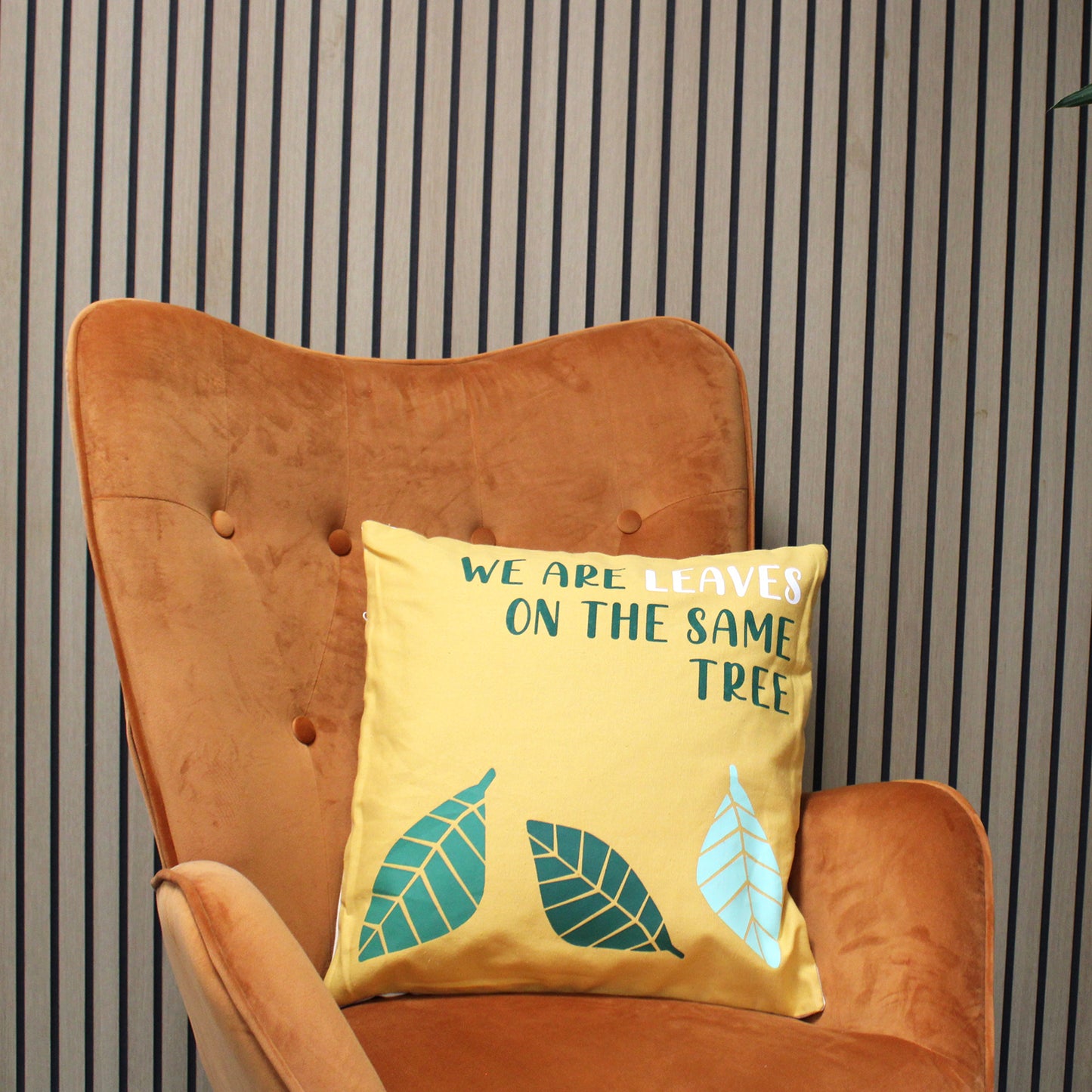 3x Printed Cotton Cushion Cover