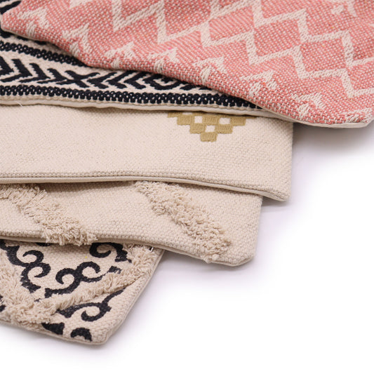 Classic Cushion Cover - Lux Criss-Cross & Print