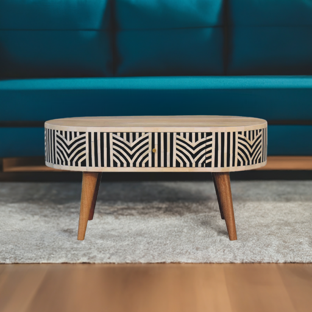 Edessa Bone Inlay Coffee Table
