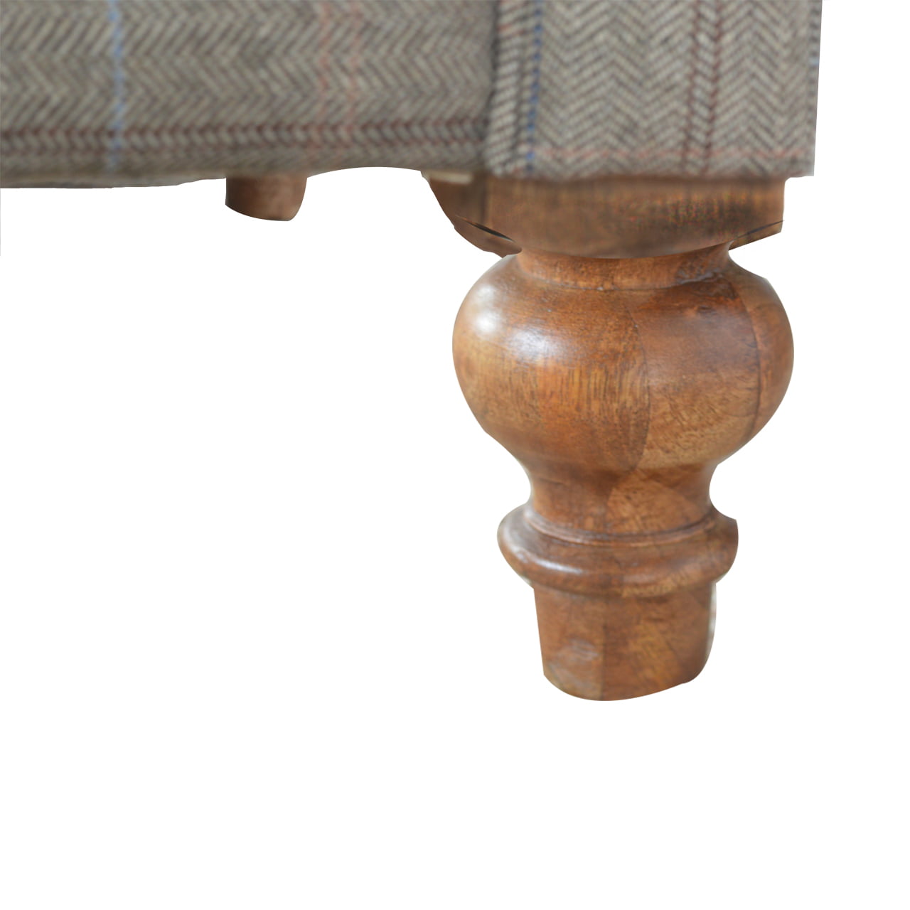 Multi Tweed 2 Seat Chesterfield sofa