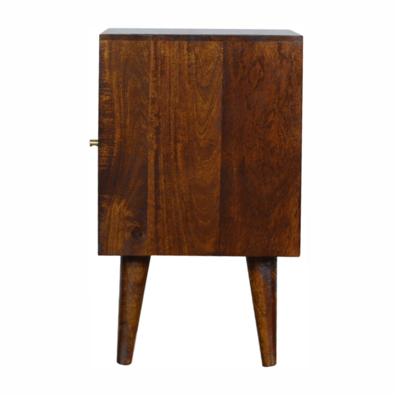 Solid Wood Chestnut Sunrise Sideboard Cabinet