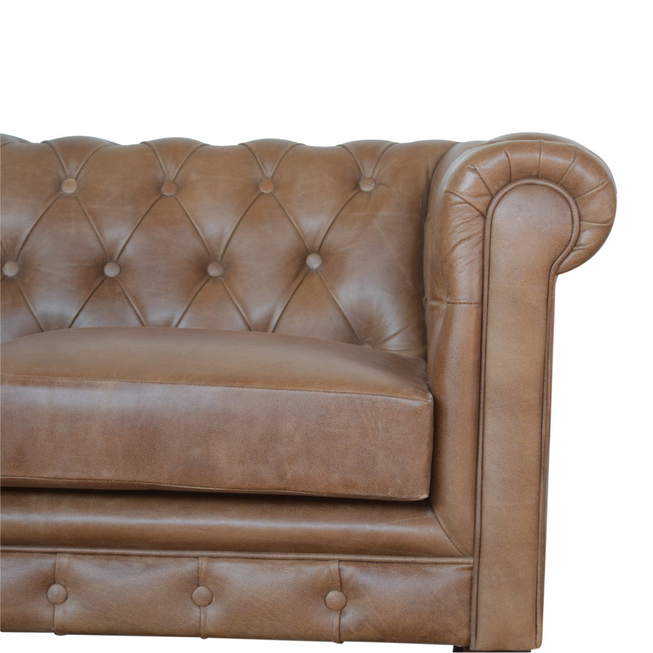 Buffalo Leather Chesterfield sofa