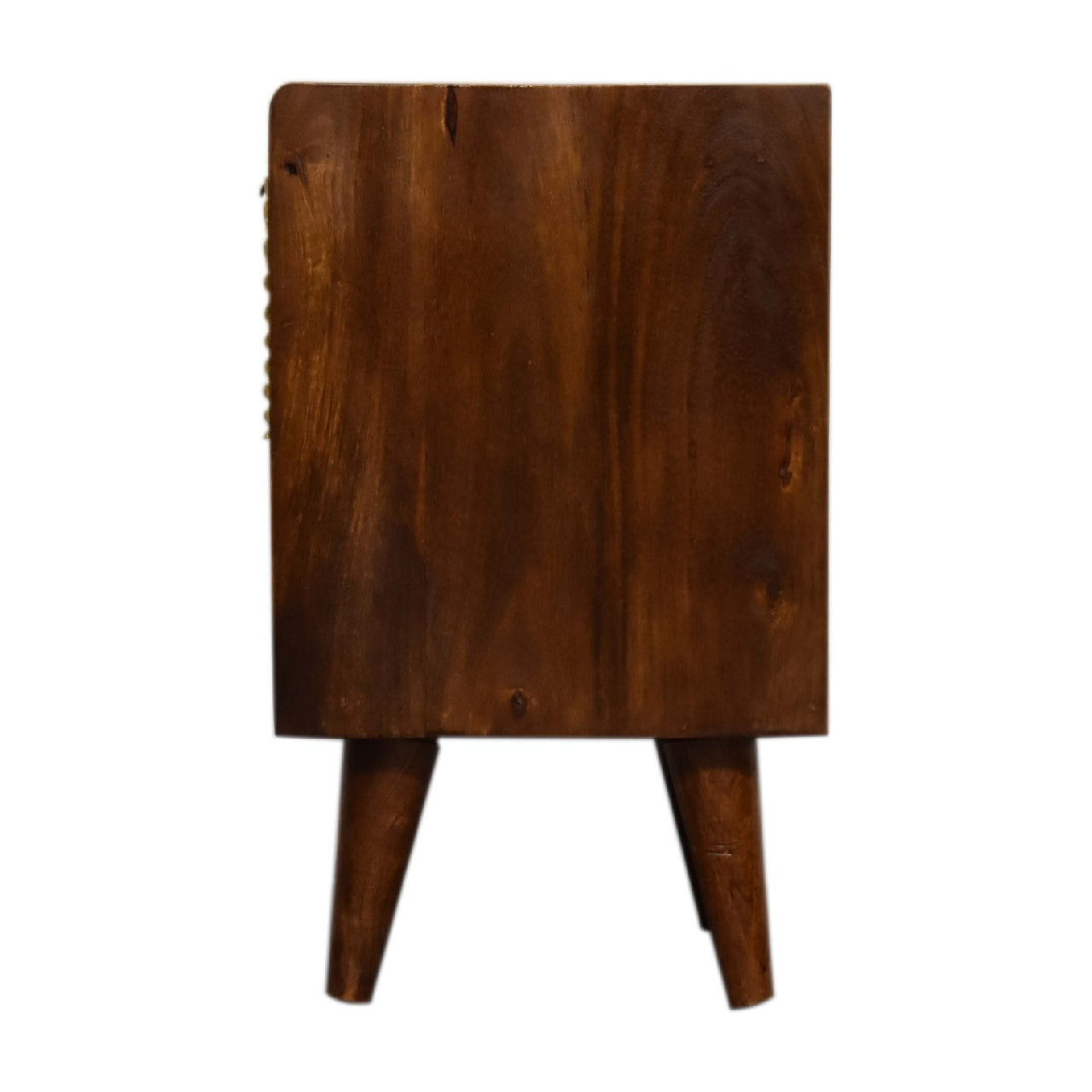 Mini Manila Gold 1 Drawer Bedside Table Night Stand