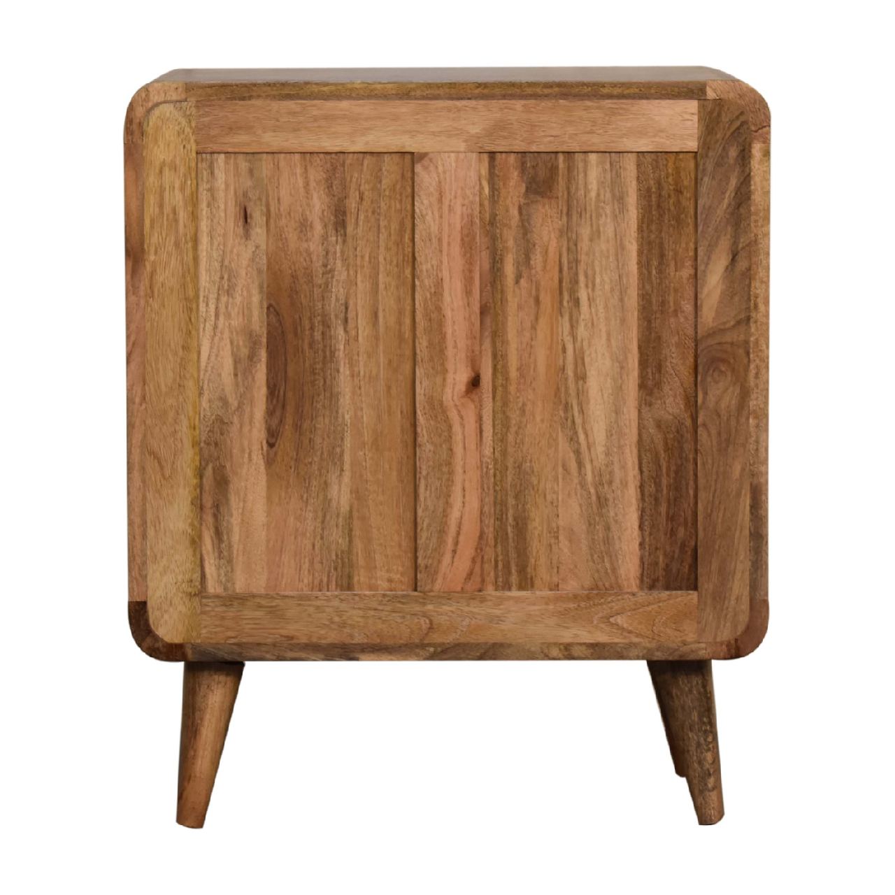Mini Curved Oak-ish Chest Of Draws