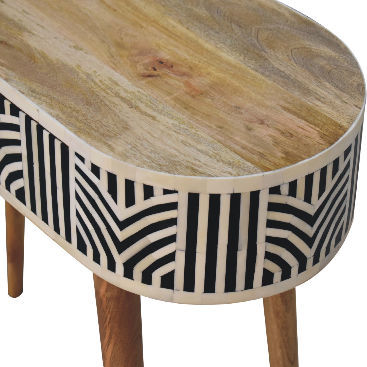 Edessa Boho Bone Inlay Console Entry Table