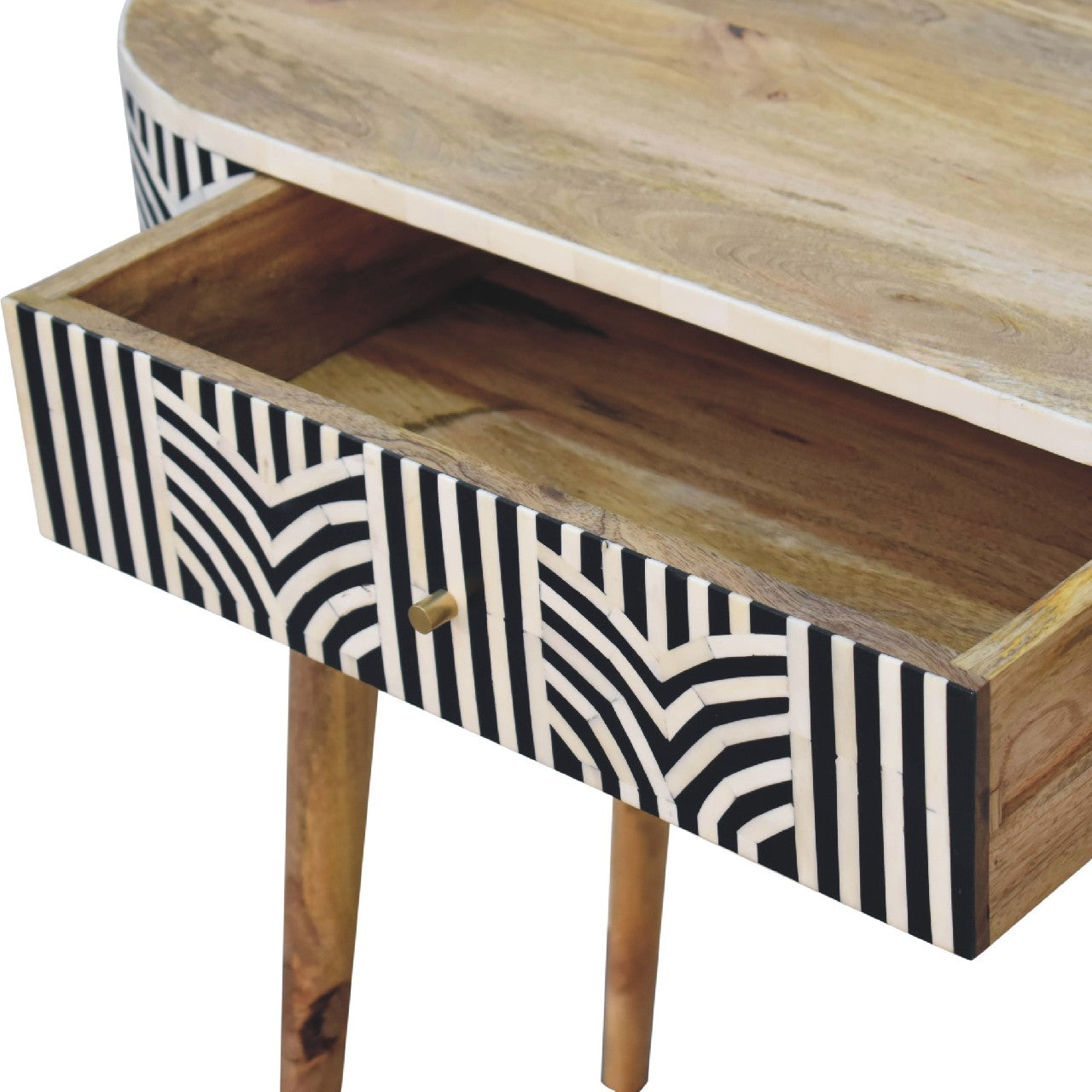 Edessa Boho Bone Inlay Console Entry Table