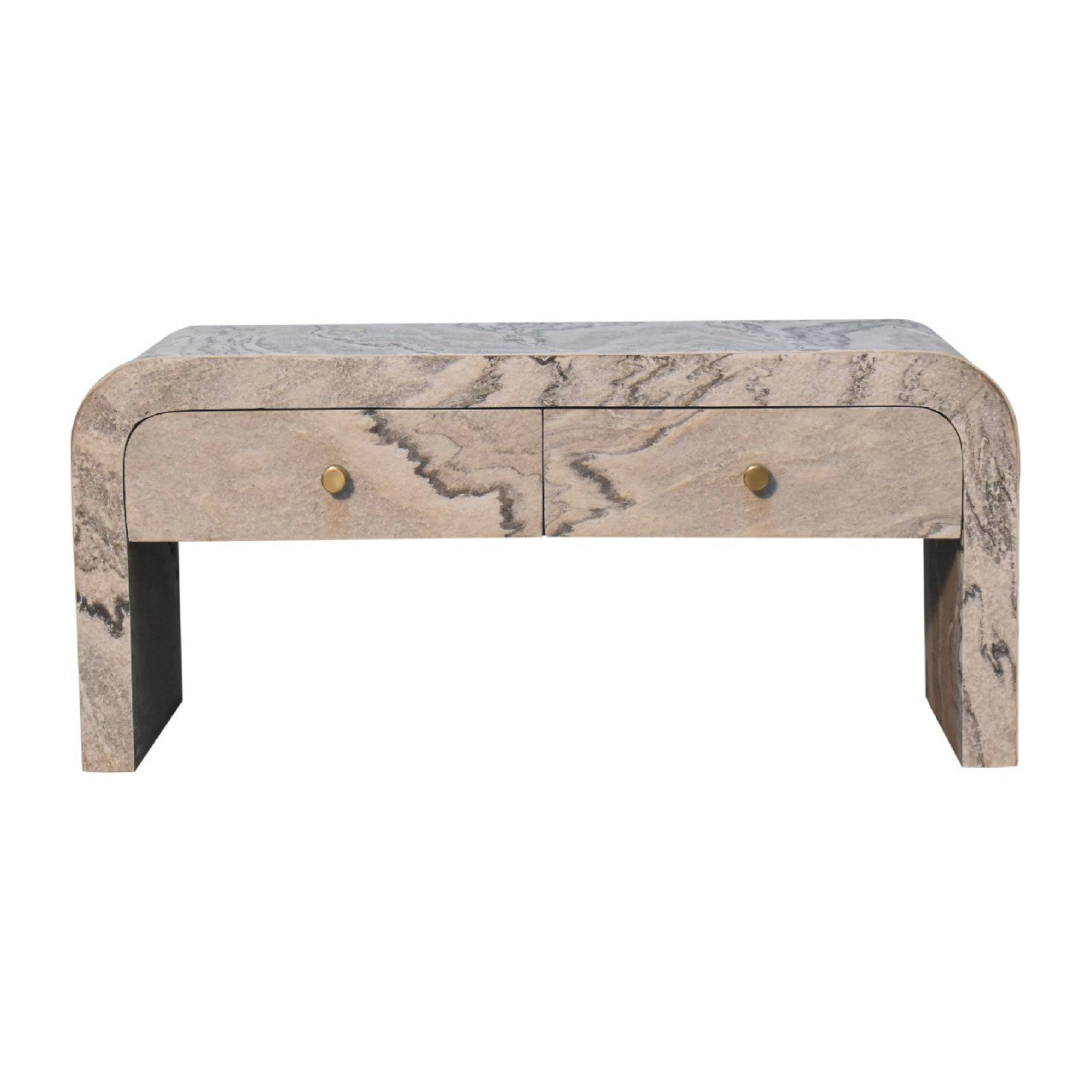 Nouveau marble effect Media Unit