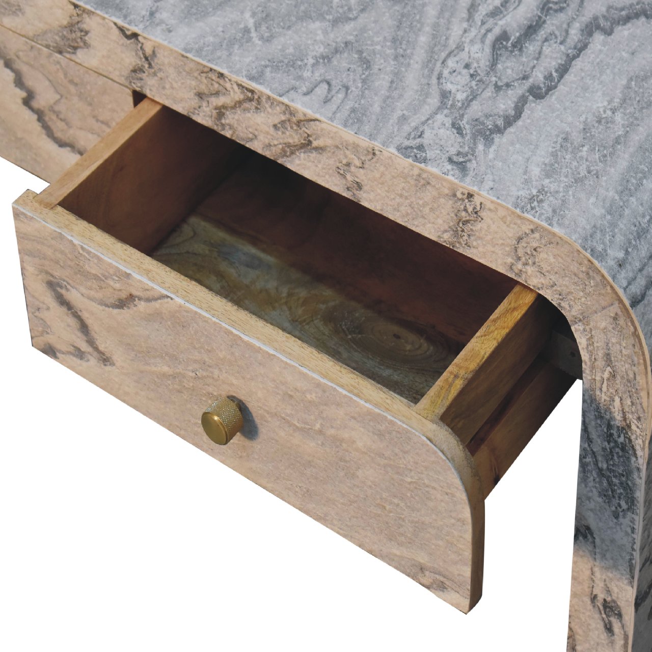 Nouveau marble effect Media Unit