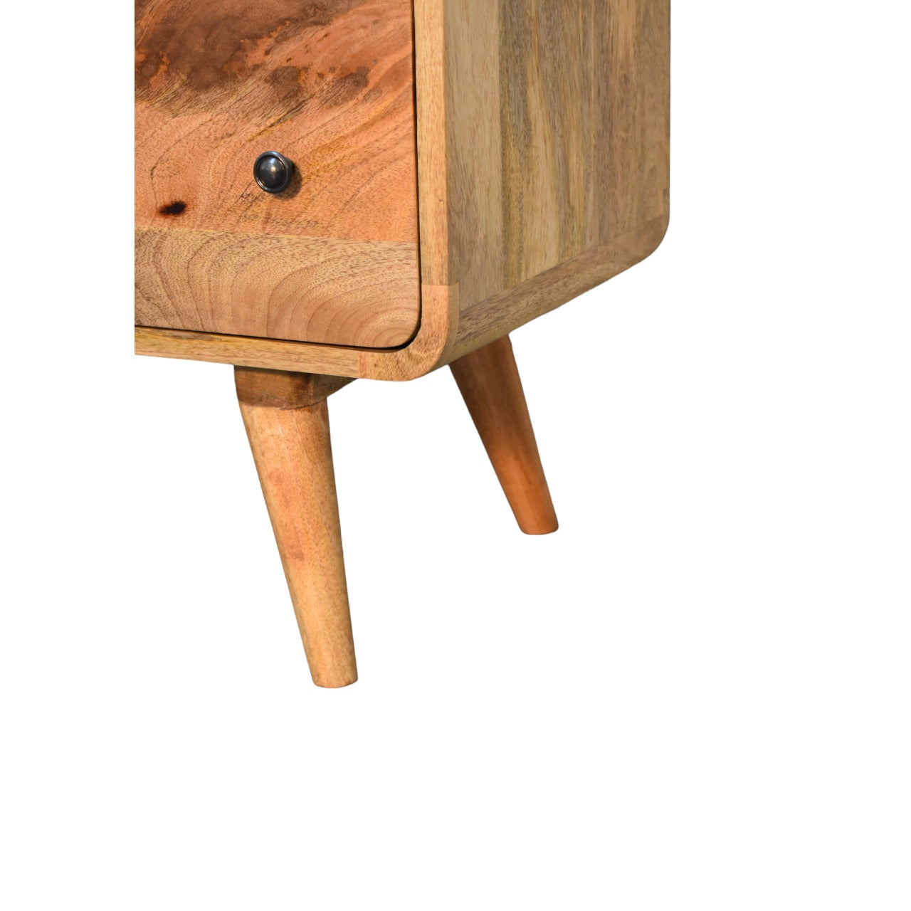 Large Curved Oak-ish Chest Of Draws