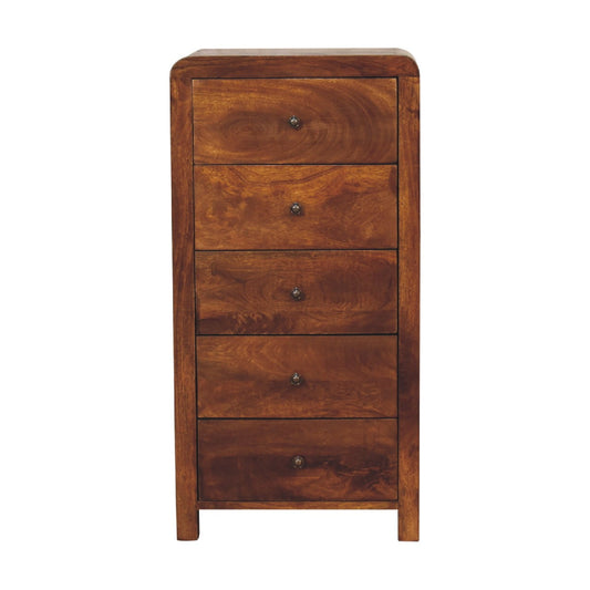 Aspen Tallboy Chest Of Draws Solid Wood
