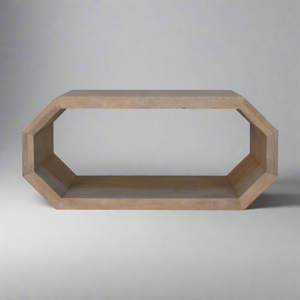 Hexagonal Marble Coffee Table