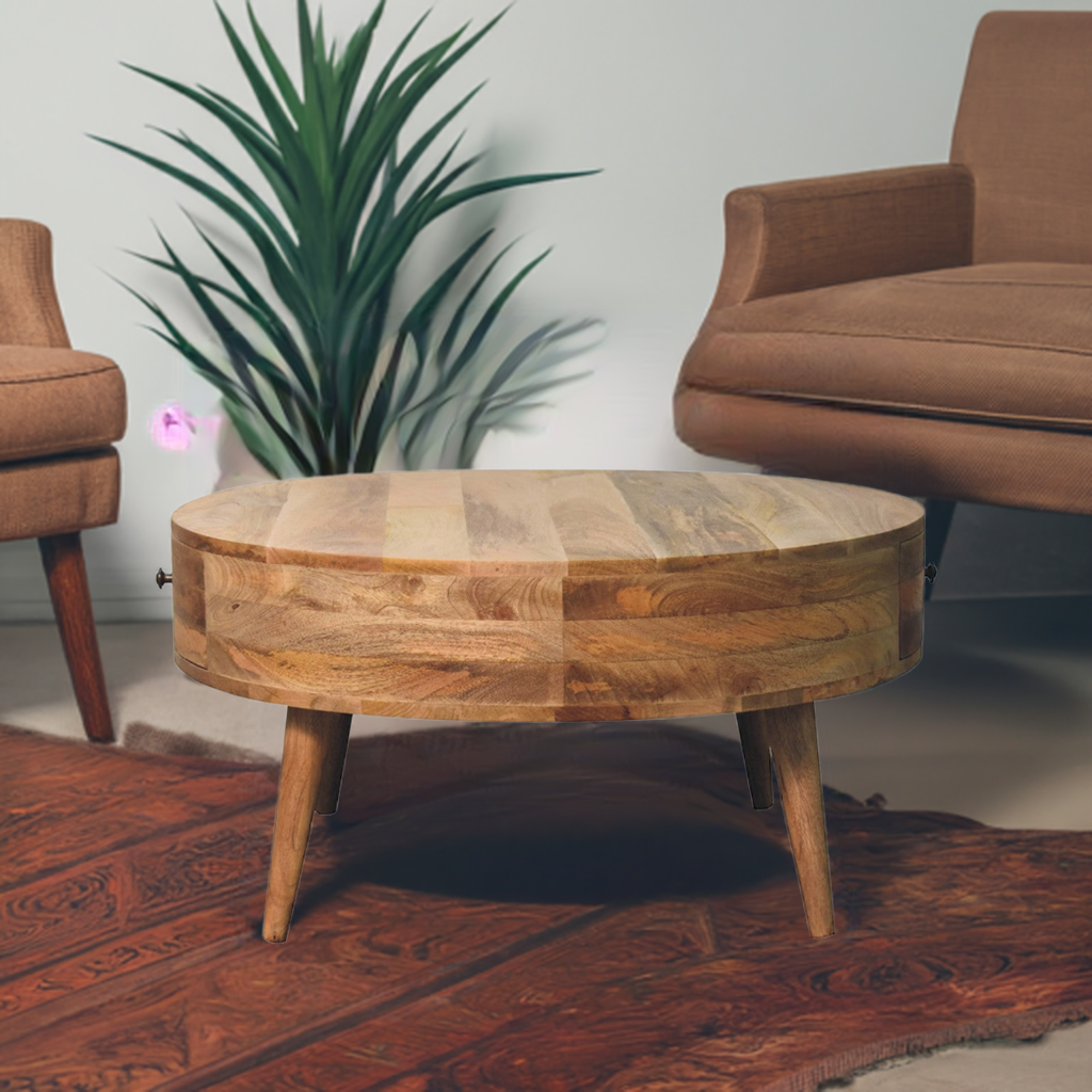 Odyssey Solid Wood Oak-ish Coffee Table