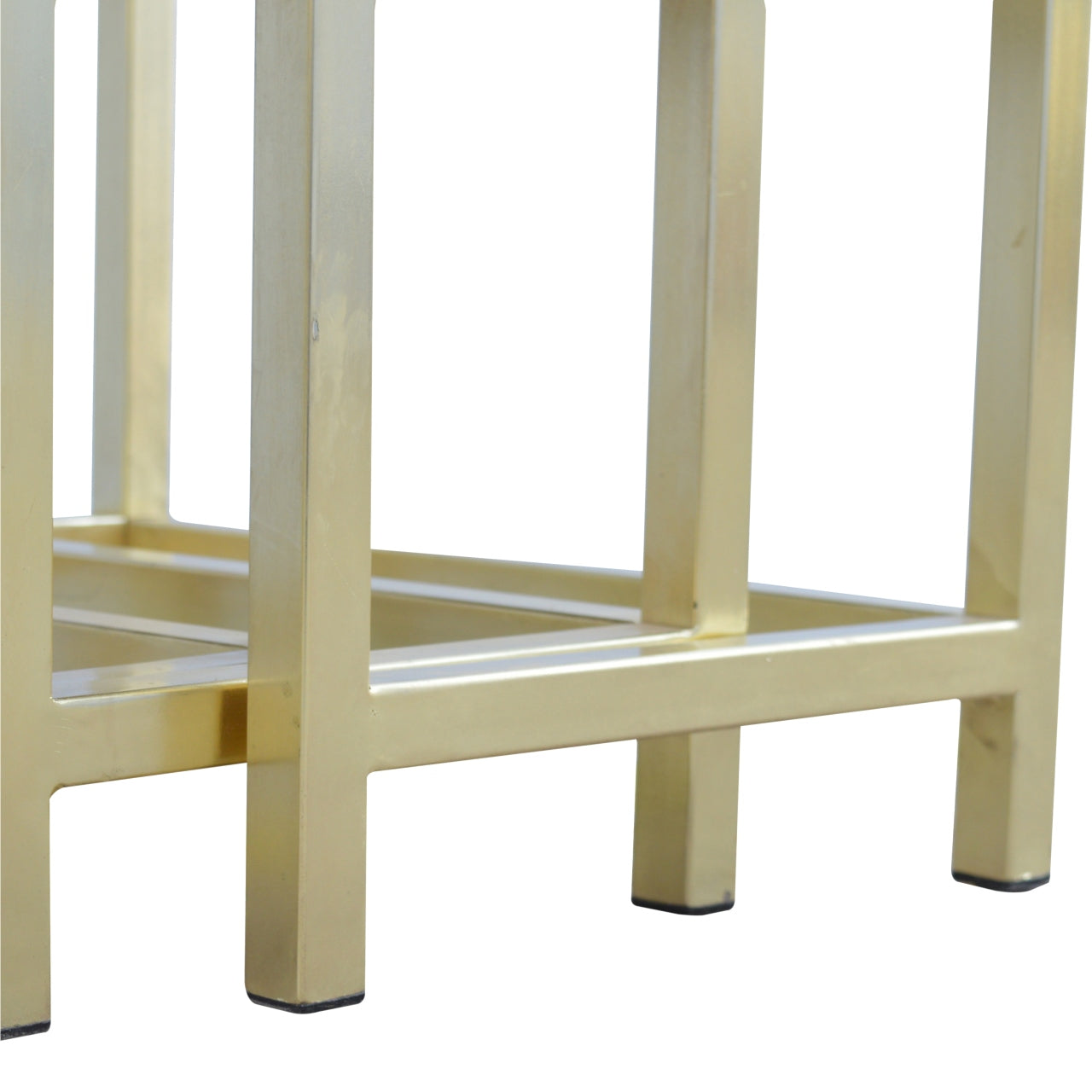 Chunky Gold Stool Set of 3 side tables