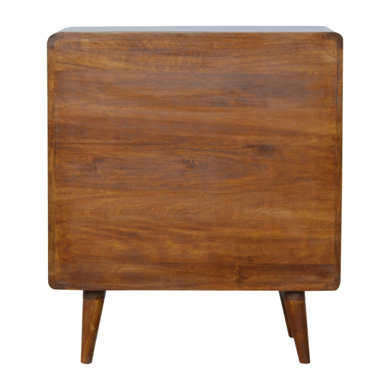Curved Chestnut Chest Of Draws