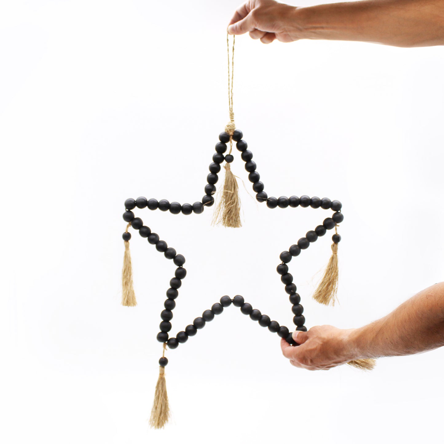 Large Bead Star Mobil 58x38cm wall decor