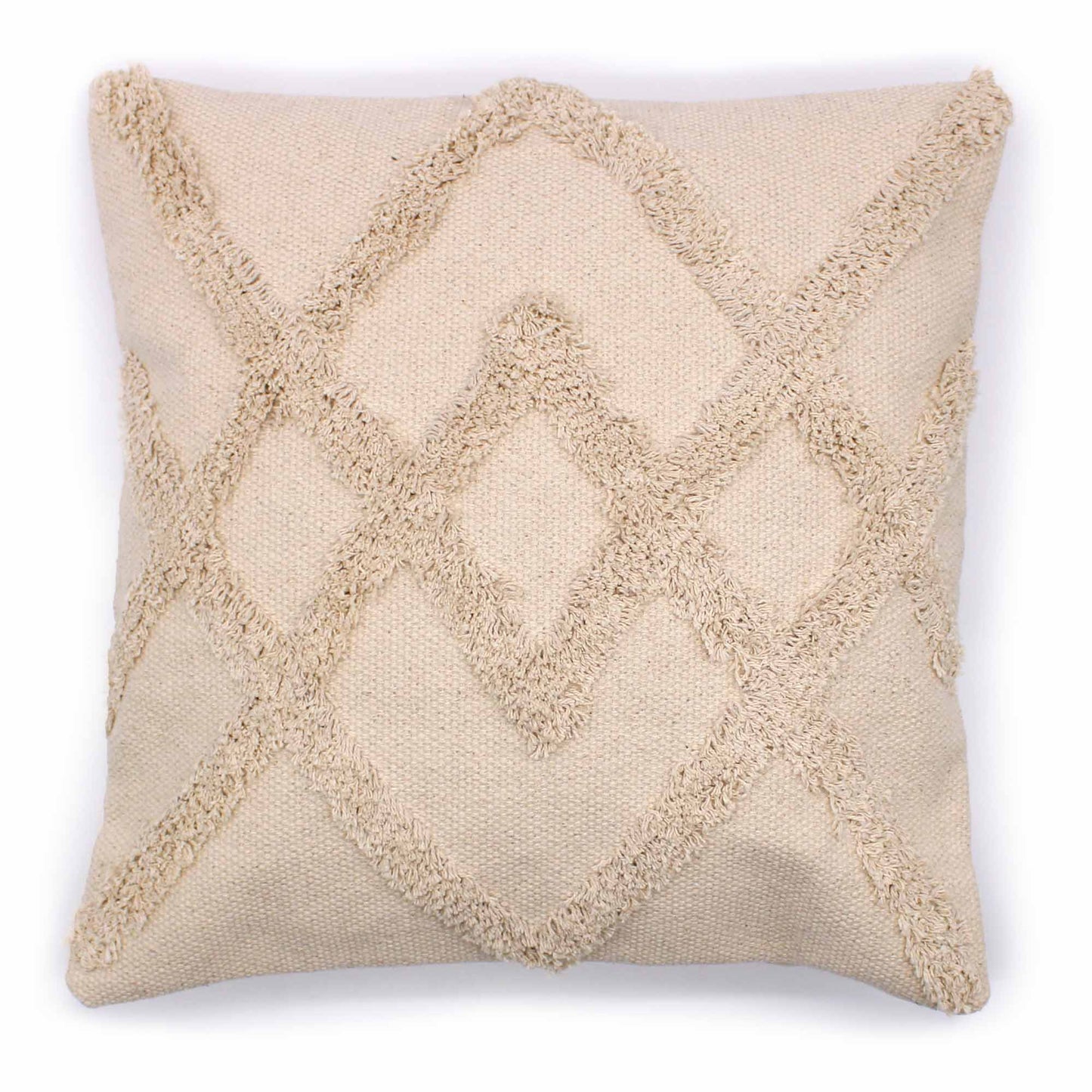 Classic Cushion Cover - Lux Criss-Cross & Print
