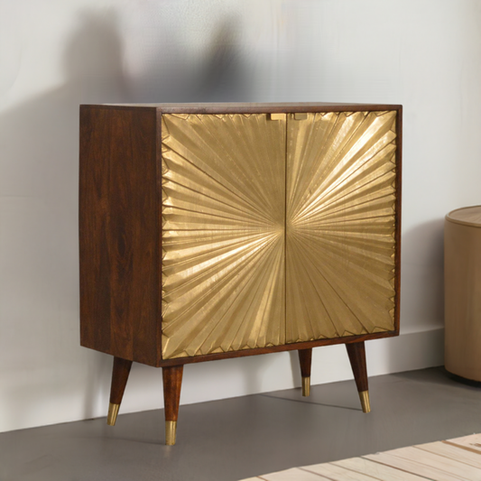 Manila Stylish Gold Sideboard Cabinet