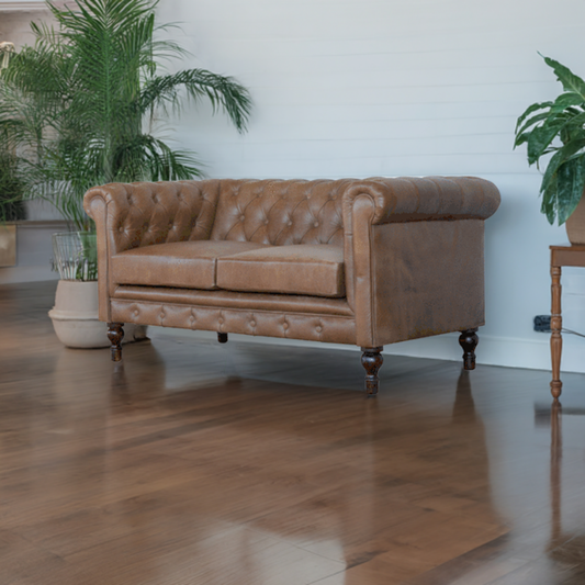 Buffalo Leather Chesterfield sofa