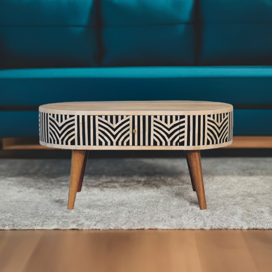 Edessa Bone Inlay Coffee Table