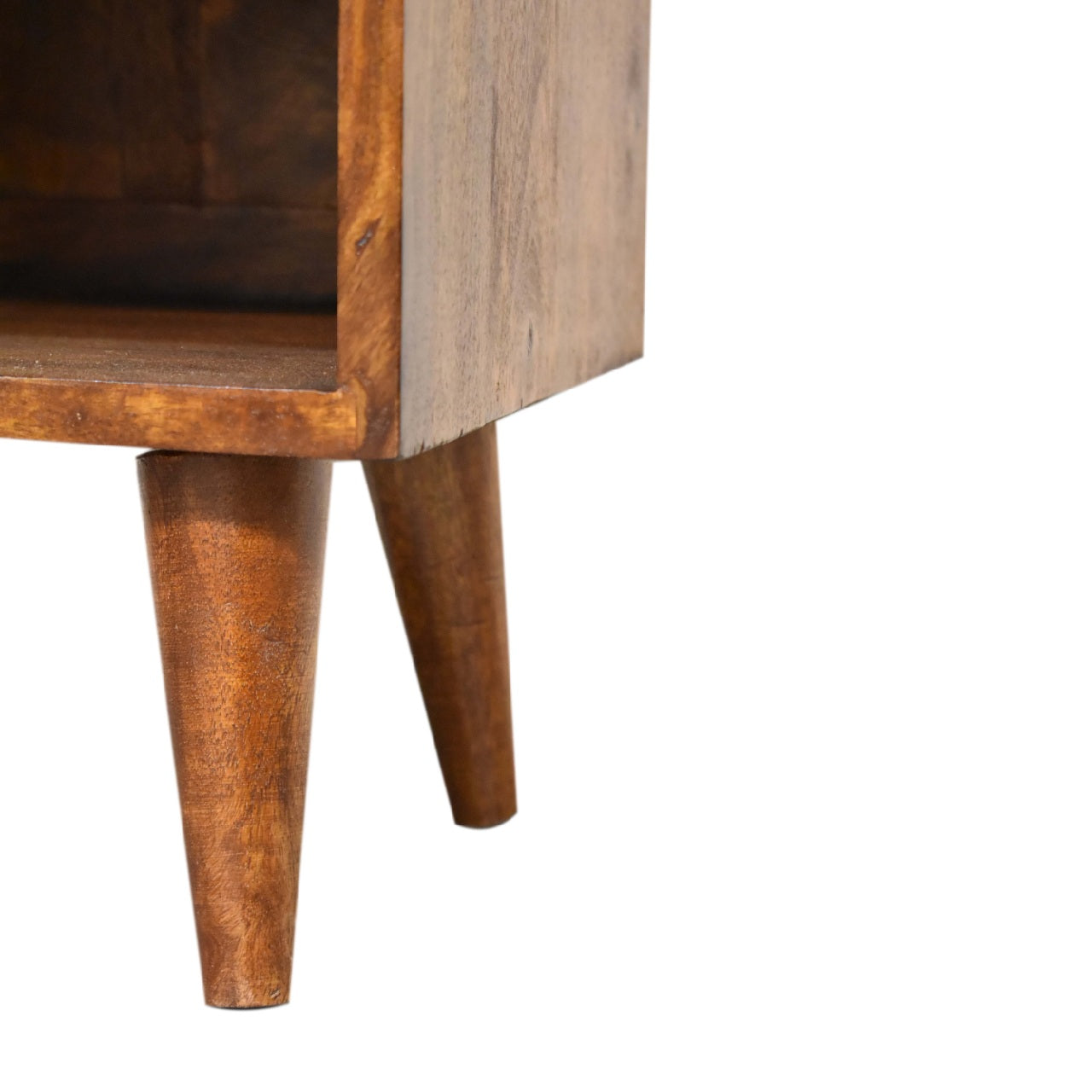 Mini Manila Gold 1 Drawer Bedside Table Night Stand
