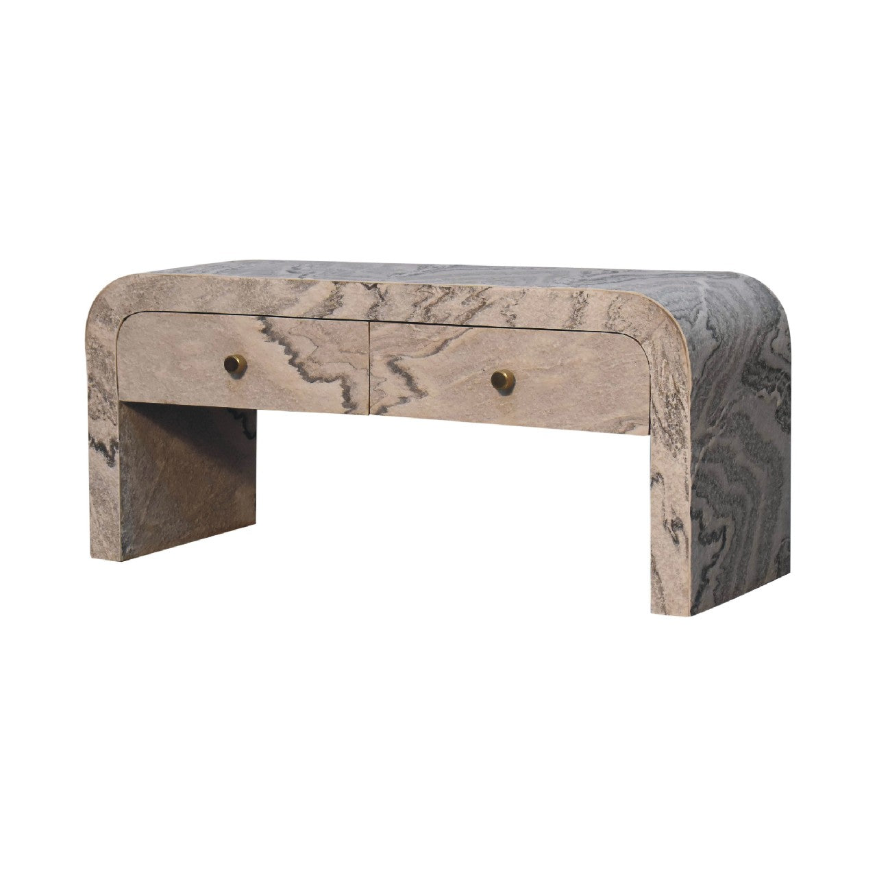 Nouveau marble effect Media Unit