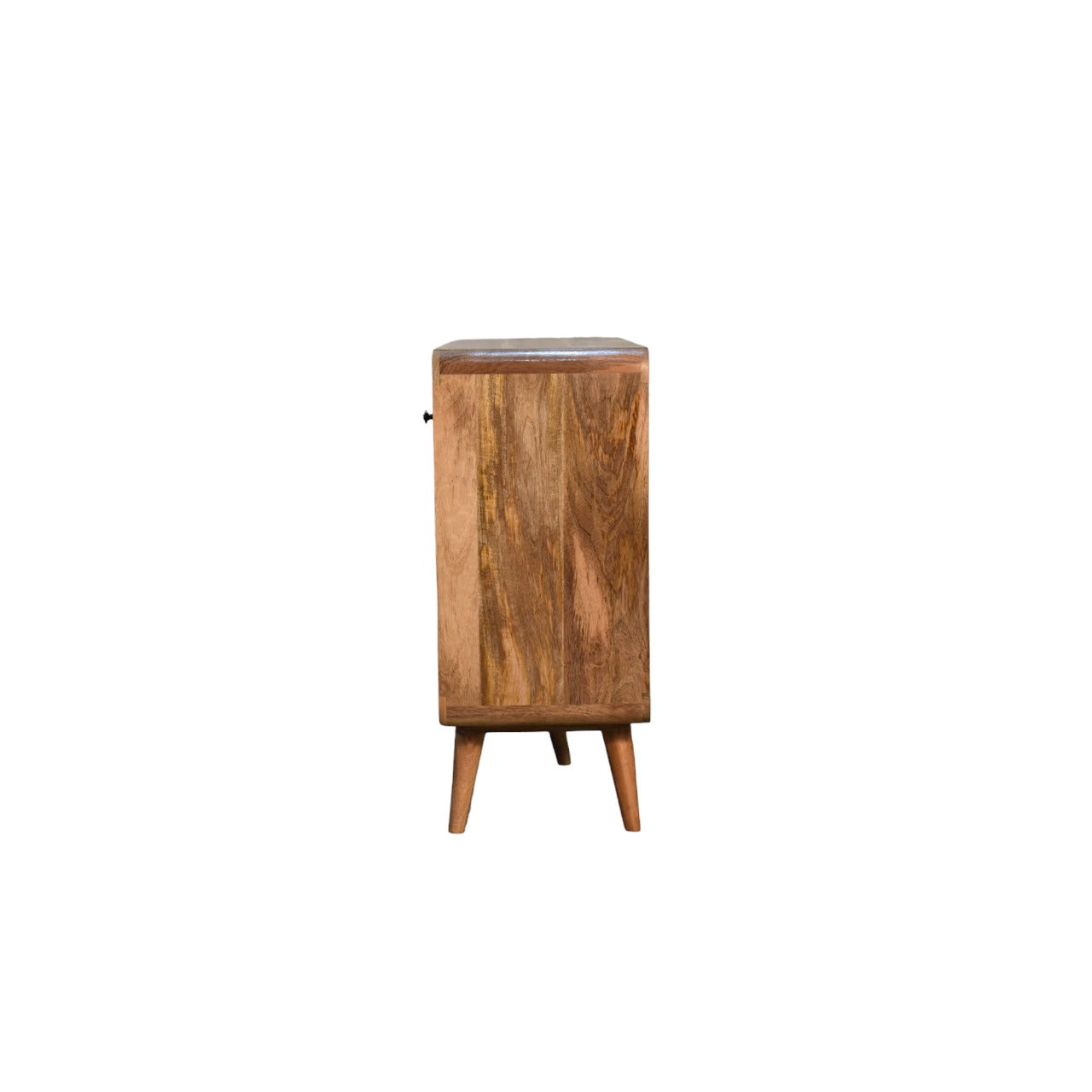 Large Curved Oak-ish Chest Of Draws