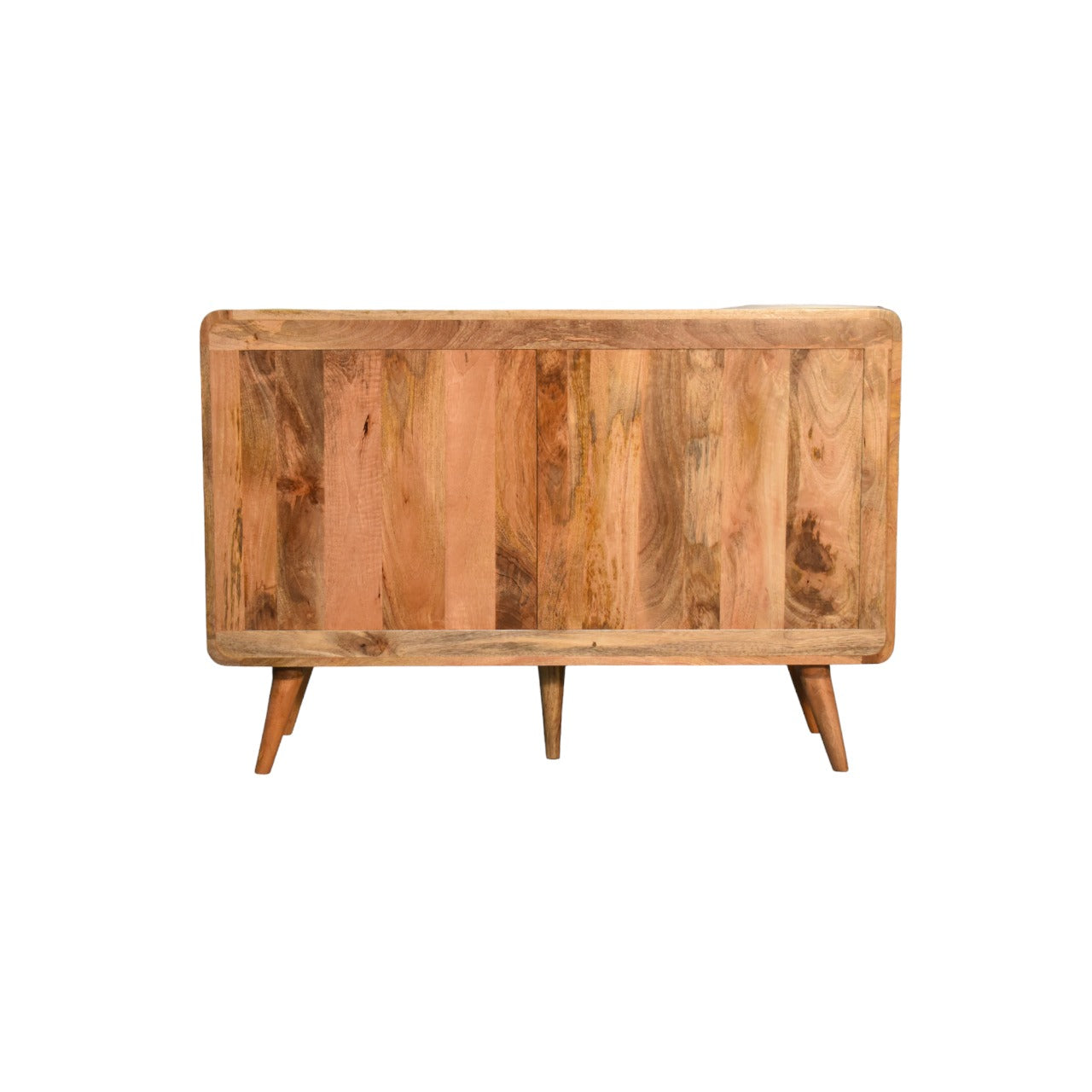 Large Curved Oak-ish Chest Of Draws