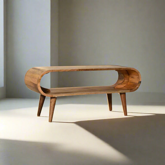 Amaya Nordic Style Oak-ish Coffee Table