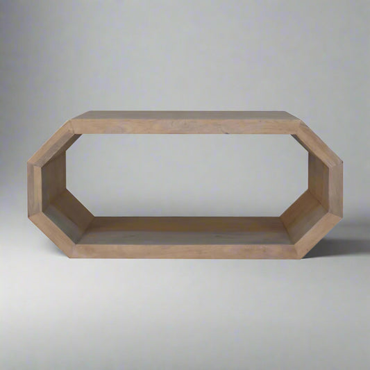 Hexagonal Marble Coffee Table