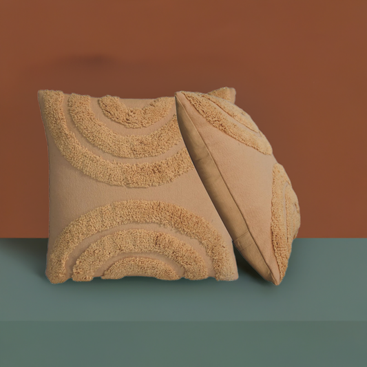 Arched Mustard Cushion Set of 2