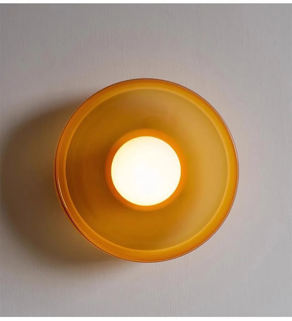 Nordic Glass Ceiling Light Single Head G9 Lamp Source Wall Lamp For Entryway Hallway Aisle Balcony Living Room Bedroom Fixtures