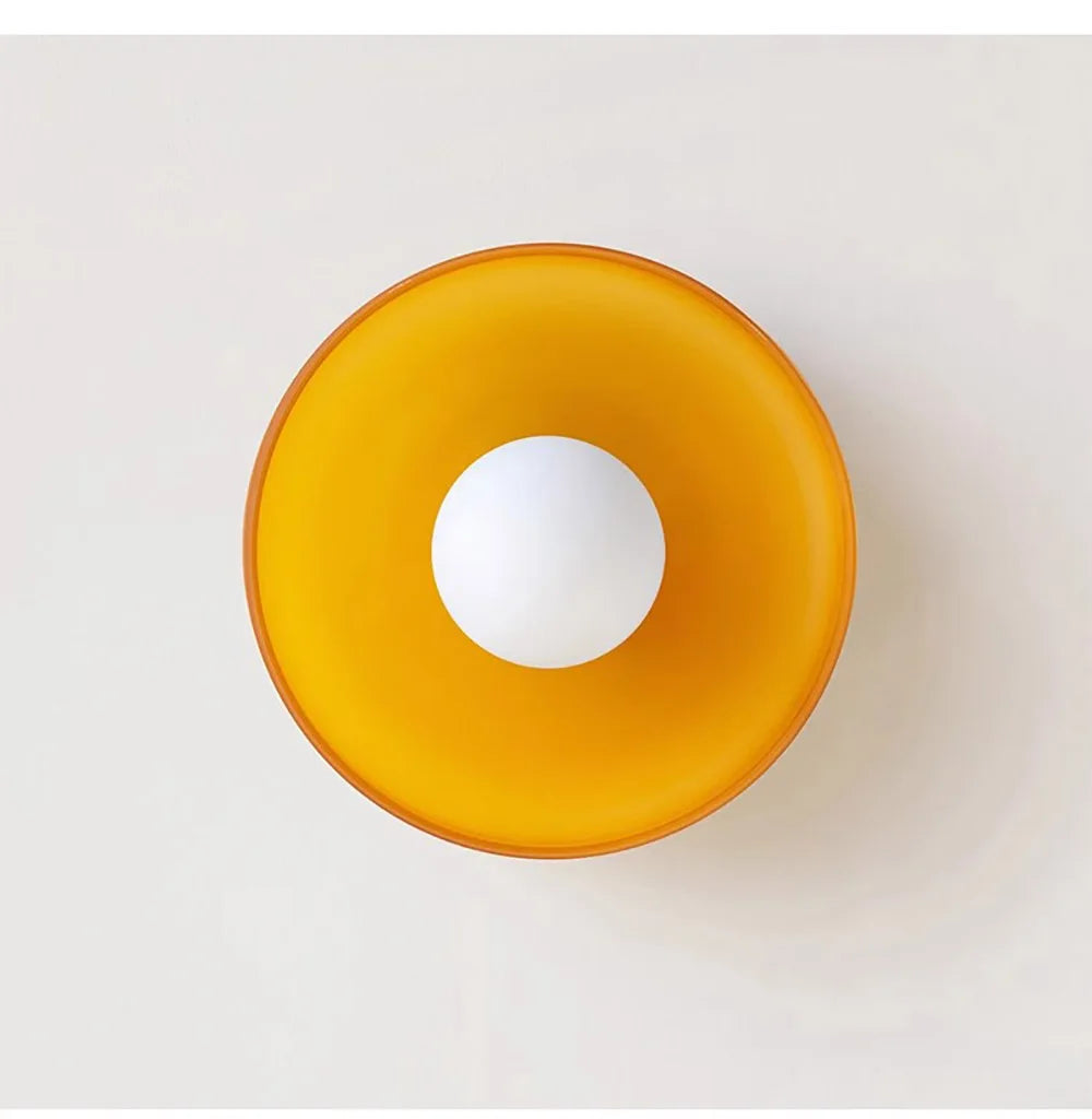 Nordic Glass Ceiling Light Single Head G9 Lamp Source Wall Lamp For Entryway Hallway Aisle Balcony Living Room Bedroom Fixtures