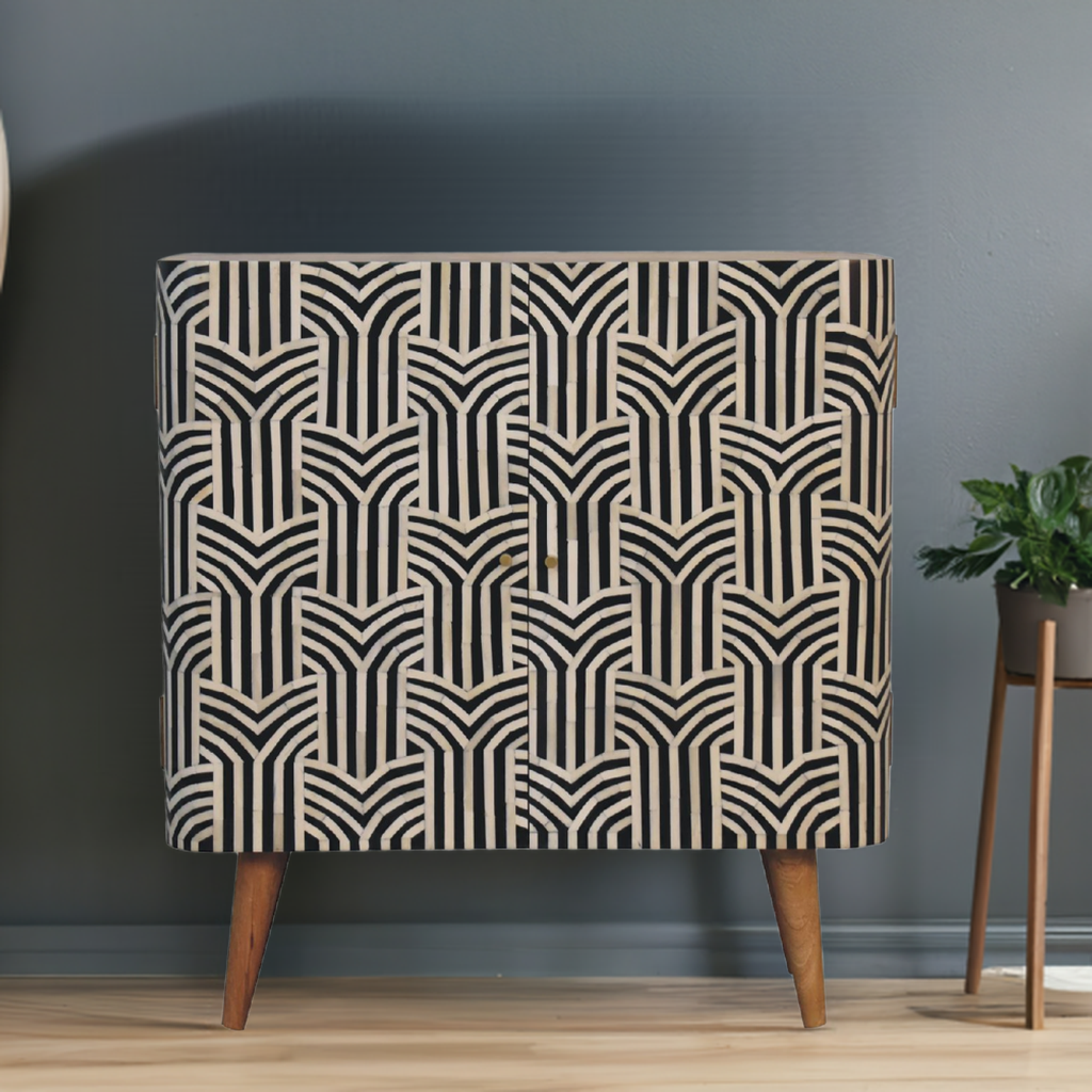 Edessa Bone Inlay Sideboard Cabinet