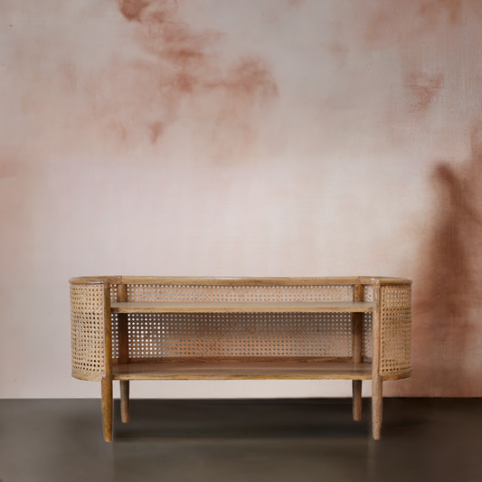 Larissa Curved Shelving Unit