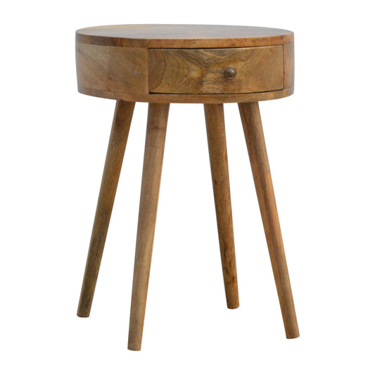 Nordic Circular Shaped Bedside lamp table